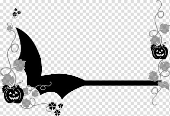 Halloween, Jack-o'-lantern border transparent background PNG clipart