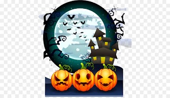 Halloween Jack-o-lantern Poster - Cute Halloween pumpkin vector material creative advertising 