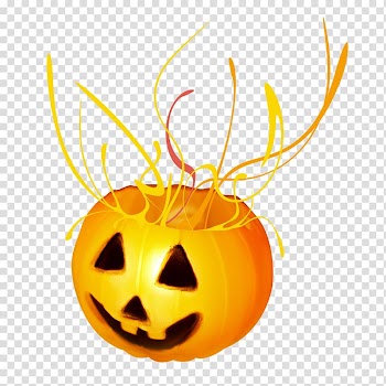 Halloween Jack-o-lantern Pumpkin Banner, Halloween pumpkins transparent background PNG clipart