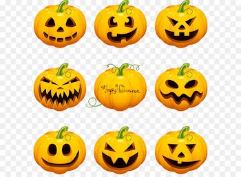 Halloween Jack-o'-lantern Pumpkin Calabaza Adhesive tape - Vector material Halloween pumpkin 
