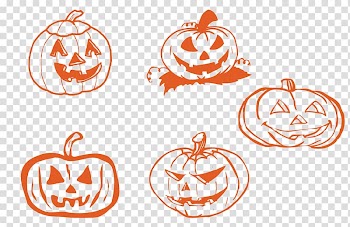 Halloween Jack-o'-lantern Pumpkin , Halloween Pumpkin transparent background PNG clipart