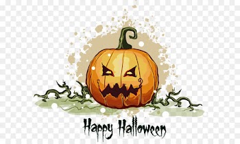 Halloween Jack-o'-lantern Trick-or-treating - Vector Halloween sign 