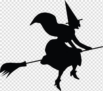 Halloween Jack-o'-lantern , witch transparent background PNG clipart