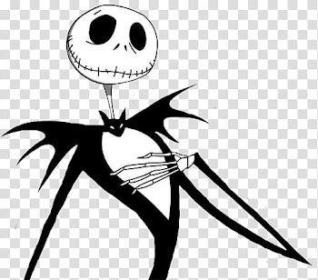 Halloween, Jack Skelington illustration transparent background PNG clipart