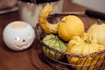 Halloween kitchen decoration closeup 4