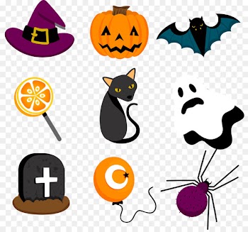 Halloween Label Euclidean vector Scrapbooking - Vector cartoon witch series garnish 