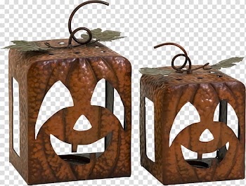 Halloween Lantern , Pumpkin lantern transparent background PNG clipart