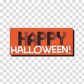 Halloween Mega, Happy Halloween text transparent background PNG clipart