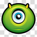 Halloween Mega, Mike Wazowski illustration transparent background PNG clipart
