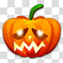 Halloween Mega, orange pumpkin illustration transparent background PNG clipart