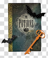 Halloween Mega, Potions book transparent background PNG clipart