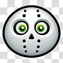Halloween Mega, round white and black illustration transparent background PNG clipart
