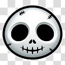 Halloween Mega, skull illustration transparent background PNG clipart