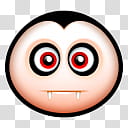 Halloween Mega, vampire face emoji transparent background PNG clipart
