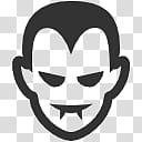 Halloween Mega, vampire icon transparent background PNG clipart