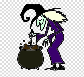 Halloween MichellEditions, witch illustration transparent background PNG clipart