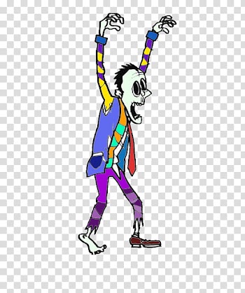 Halloween MichellEditions, zombie cartoon character transparent background PNG clipart