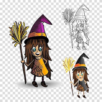 Halloween Monster Drawing Illustration, Cartoon Halloween material transparent background PNG clipart