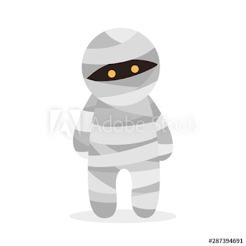 Halloween mummy icon