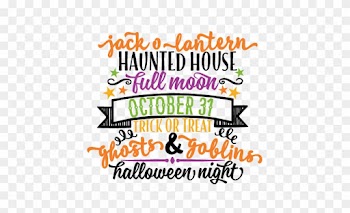 Halloween Night Word Art Svg Scrapbook Cut File Cute - Scalable Vector Graphics