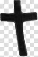 HALLOWEEN O, black cross transparent background PNG clipart