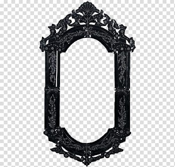 HALLOWEEN O, black frame transparent background PNG clipart