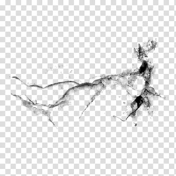 HALLOWEEN O, black stained transparent background PNG clipart