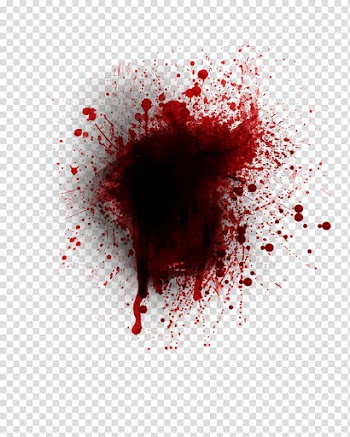 HALLOWEEN O, blood illustration transparent background PNG clipart