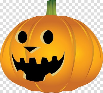 Halloween, orange jack-o-lantern illustration transparent background PNG clipart