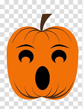 Halloween, orange Jack-O-lantern illustration transparent background PNG clipart