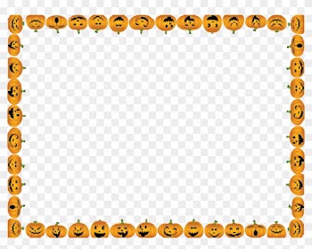 Halloween Page Border Landscapes Fun For Christmas - Halloween Border Png