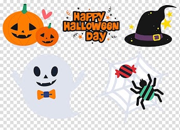 Halloween Paper Animation Pattern, Halloween cartoon patterns transparent background PNG clipart