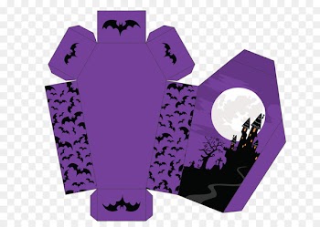Halloween Paper Day of the Dead Party Box - coffin 