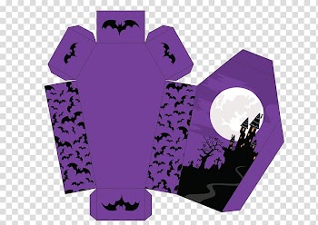 Halloween Paper Day of the Dead Party Box, coffin transparent background PNG clipart