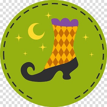 Halloween Paper Sticker Trick-or-treating, Halloween badge transparent background PNG clipart