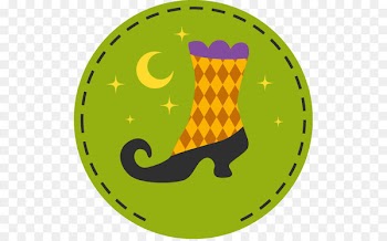 Halloween Paper Sticker Trick-or-treating - Halloween badge Vector 