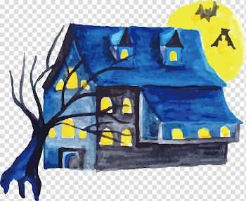 Halloween party Castle transparent background PNG clipart