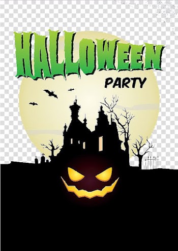 Halloween Party Halloween Party Poster, Halloween Decoration transparent background PNG clipart