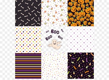 Halloween Party Illustration - Halloween seamless background vector material 