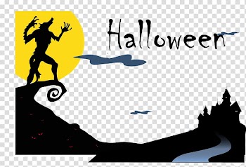 Halloween Party Jack-o-lantern , wolf transparent background PNG clipart