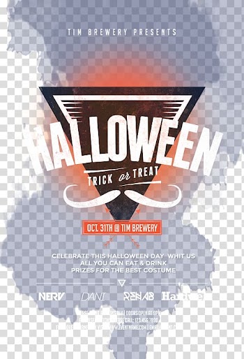 Halloween party transparent background PNG clipart