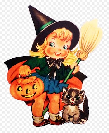 Halloween Party Vintage clothing Holiday Witchcraft - trick or treat 