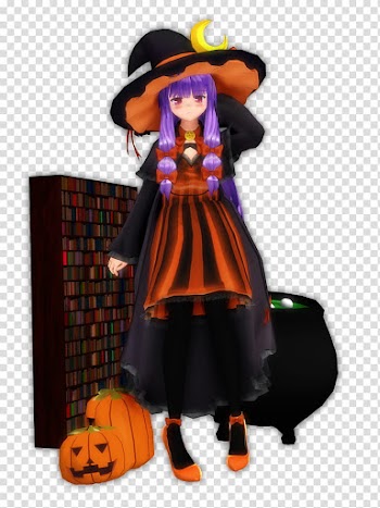 Halloween Patchouli, witch illustration transparent background PNG clipart