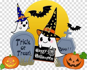 Halloween pattern transparent background PNG clipart