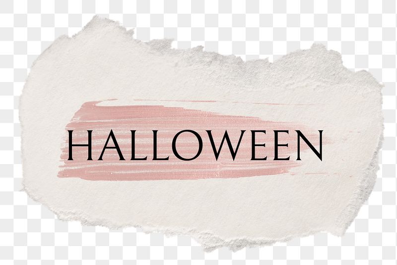 Halloween png word sticker typography, | Free PNG - rawpixel