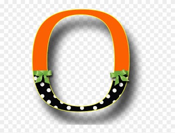 Halloween Polka Dot Alphabet Letters - Capital Letter Polka P Png