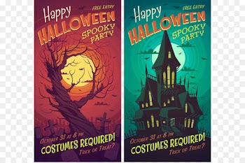 Halloween Poster Party Illustration - Halloween poster vector 