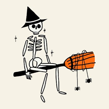 Halloween PSD sticker, hand drawn skeleton… | Free stock illustration | High Resolution graphic