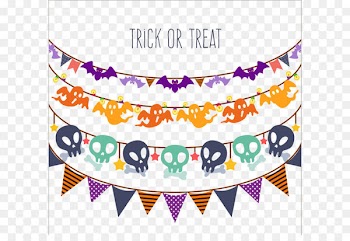 Halloween pull flag 