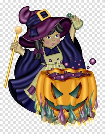 Halloween Pumpkin , A child with a hat transparent background PNG clipart